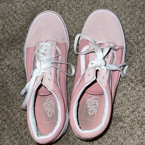 pink old skool vans